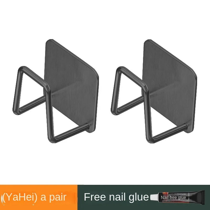 Stainless Steel Pot Lid & Cutting Board Holder – No-Drill Wall Organizer