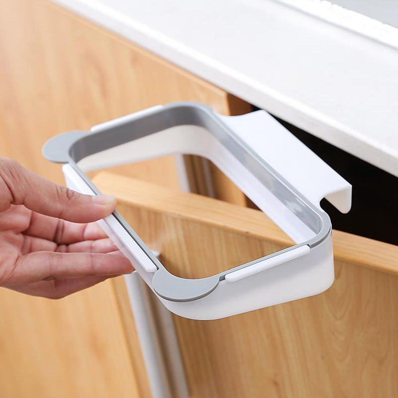 Wall-Mounted Garbage Bag & Plastic Bag Holder – Cabinet Door Organizer