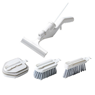 5-Piece Water Spray Cleaning Brush Kit – Multi-Surface Home Cleaner Set