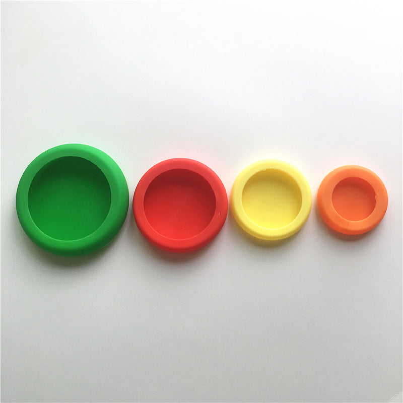 Silicone Food Storage Lids – Set of 4 Reusable Stretch Covers