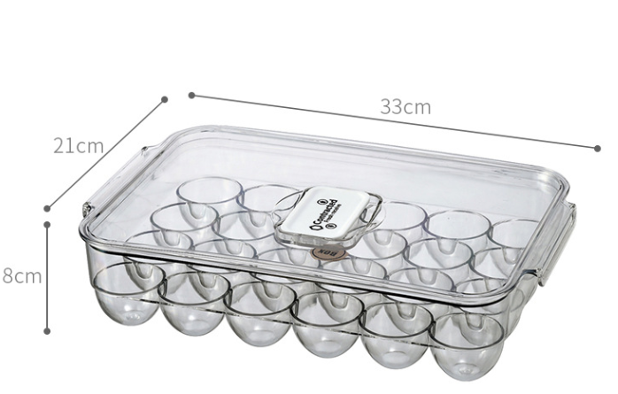Refrigerator Drawer Organizer | Egg & Food Storage Box