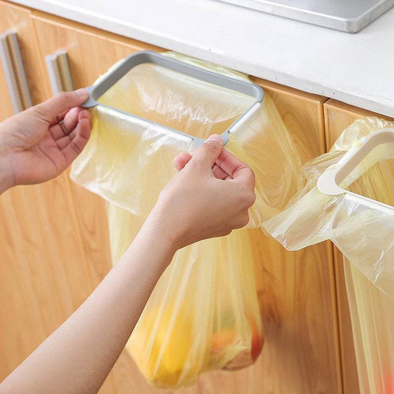 Wall-Mounted Garbage Bag & Plastic Bag Holder – Cabinet Door Organizer
