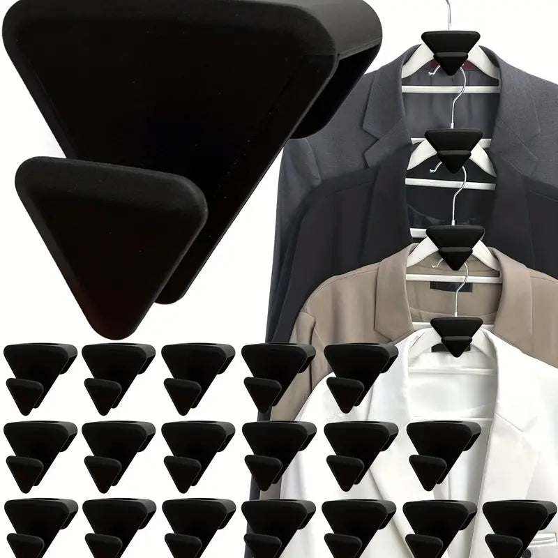 Hanger Connecting Hooks – Closet Space Multiplier (Black)