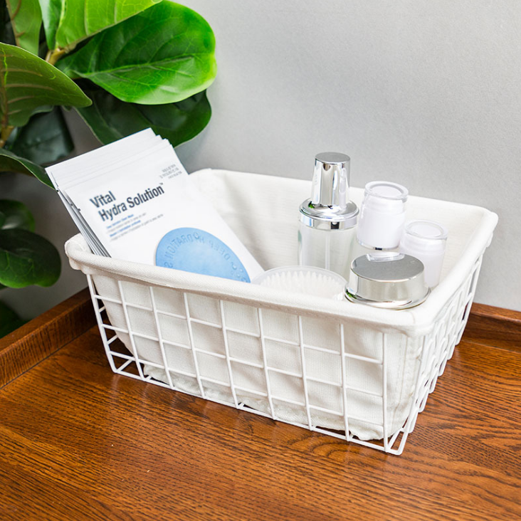Iron Storage Basket | Japanese-Style Kitchen & Bathroom Organizer