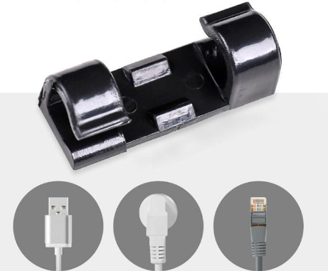 Self-Adhesive Cable Clips | Desk & Wall Cable Organizer