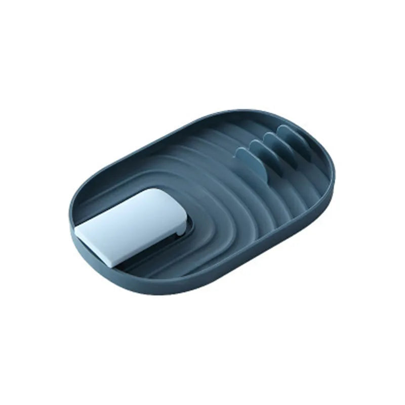 Pot Lid & Spoon Rest - Countertop Drying & Storage Stand