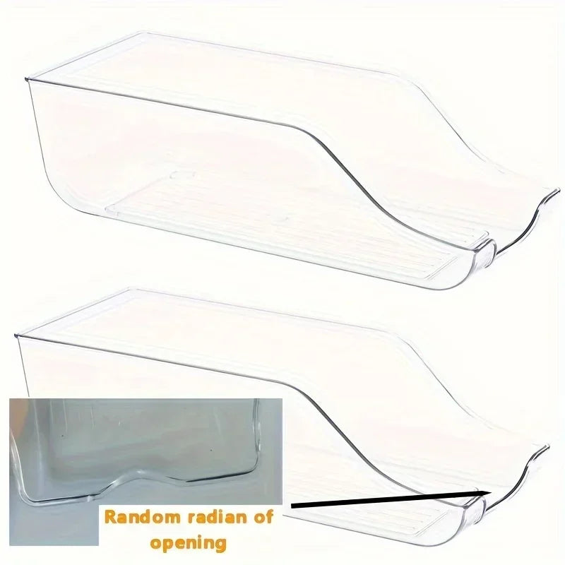 Auto-Rolling Can Dispenser – Fridge & Pantry Organizer