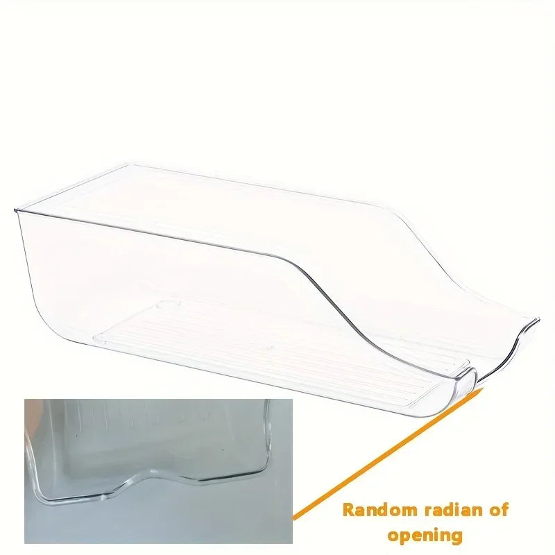 Auto-Rolling Can Dispenser – Fridge & Pantry Organizer