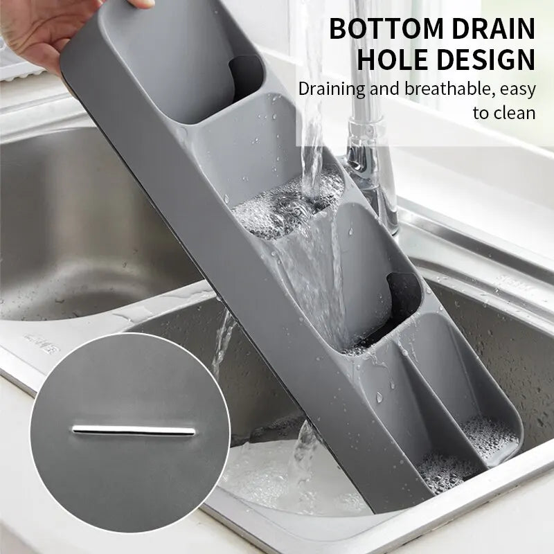 Kitchen Drawer Cutlery Organizer – Knife, Fork & Spoon Storage Tray