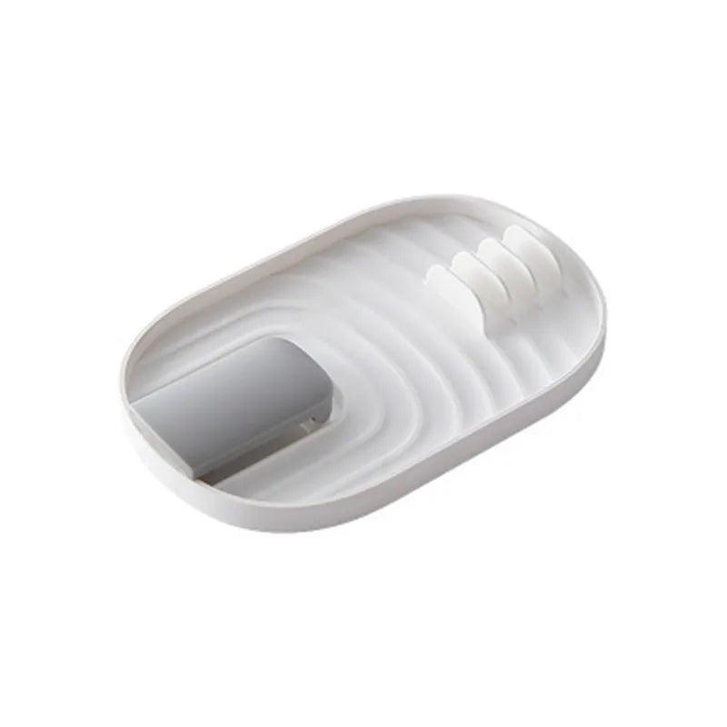 Pot Lid & Spoon Rest - Countertop Drying & Storage Stand