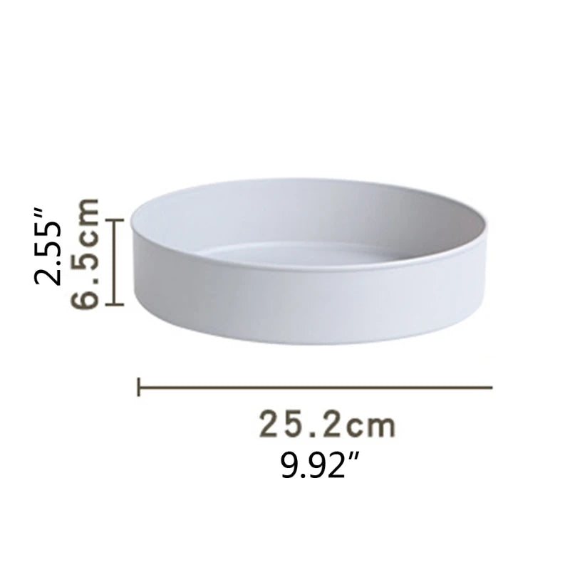 360° Rotating Cabinet Organizer – Non-Slip Turntable for Kitchen & Bathroom