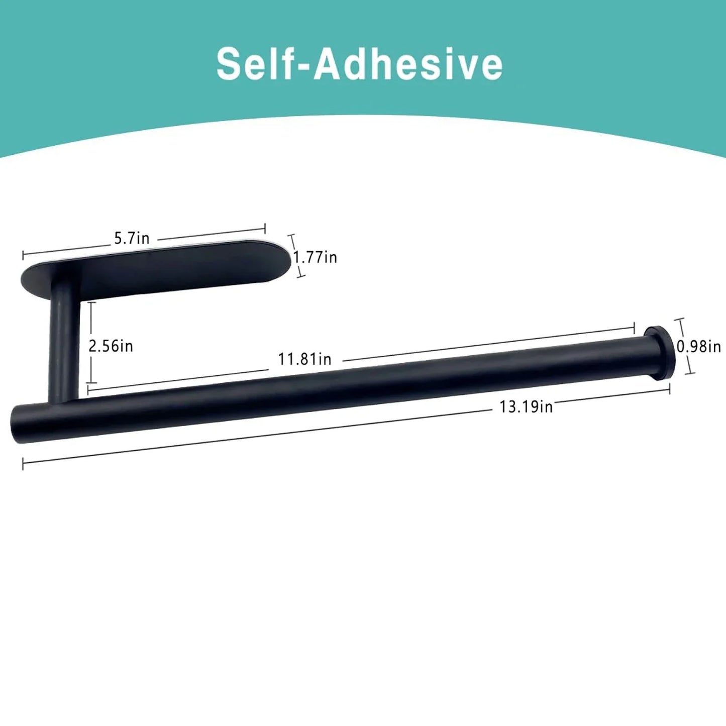 Adhesive Paper Towel Holder – Wall-Mounted Tissue & Napkin Rack