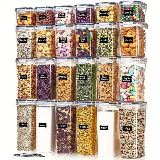 Pantry Organization Container Set – 12 Pieces with Lids