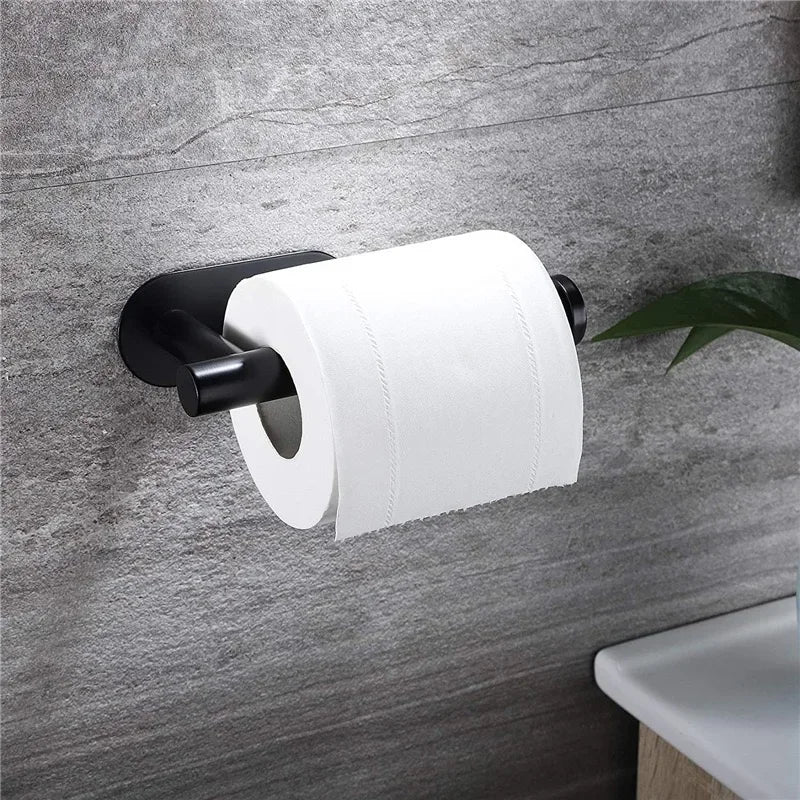 Adhesive Paper Towel Holder – Wall-Mounted Tissue & Napkin Rack