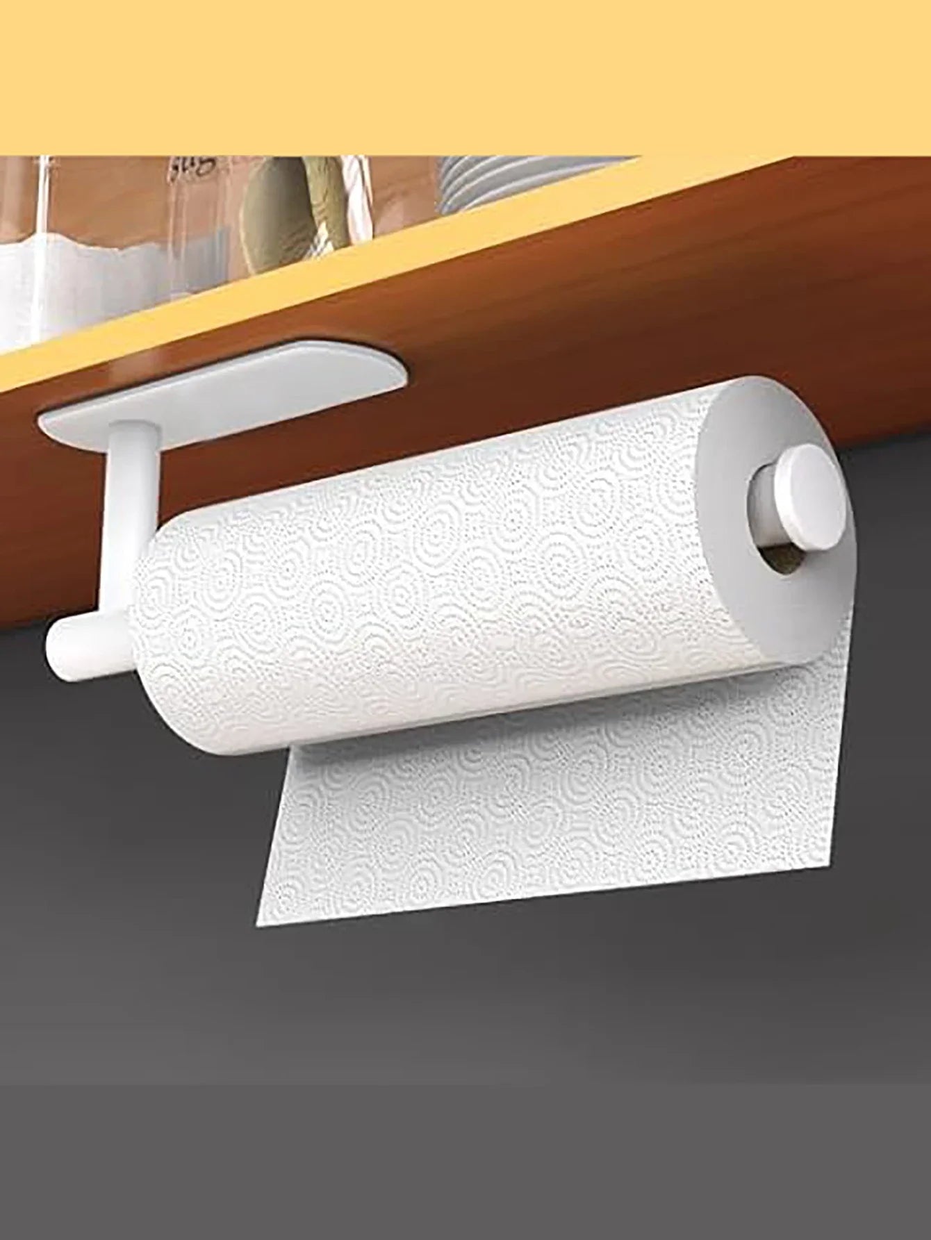 Adhesive Paper Towel Holder – Wall-Mounted Tissue & Napkin Rack