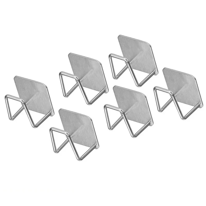 Stainless Steel Pot Lid & Cutting Board Holder – No-Drill Wall Organizer