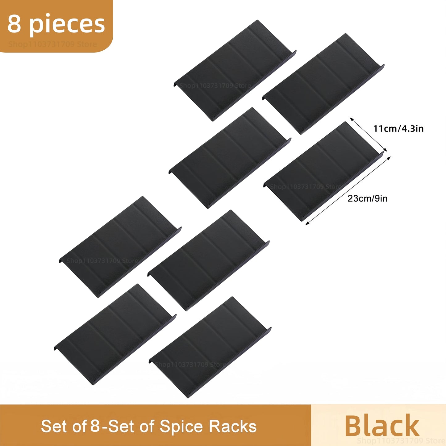 4-Layer Adjustable Spice Drawer Organizer – Cabinet & Pantry Rack