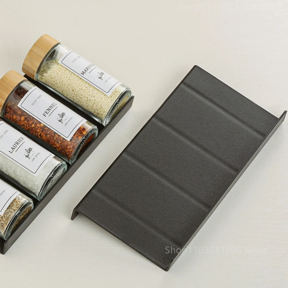 4-Layer Adjustable Spice Drawer Organizer – Cabinet & Pantry Rack
