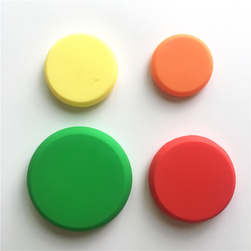 Silicone Food Storage Lids – Set of 4 Reusable Stretch Covers