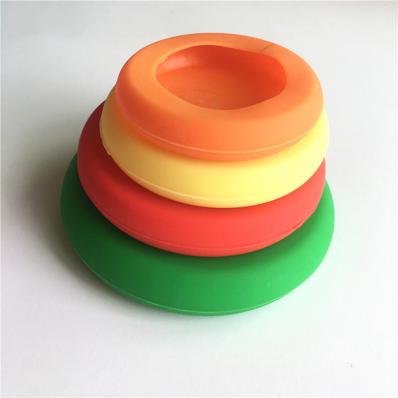 Silicone Food Storage Lids – Set of 4 Reusable Stretch Covers