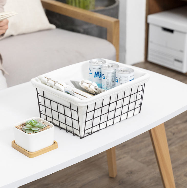 Iron Storage Basket | Japanese-Style Kitchen & Bathroom Organizer
