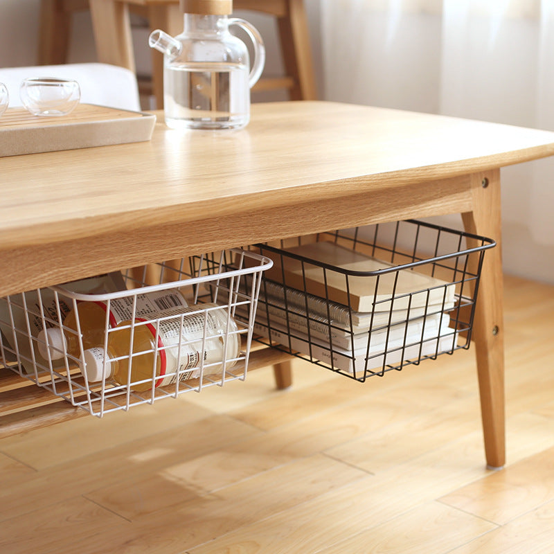Iron Storage Basket | Japanese-Style Kitchen & Bathroom Organizer